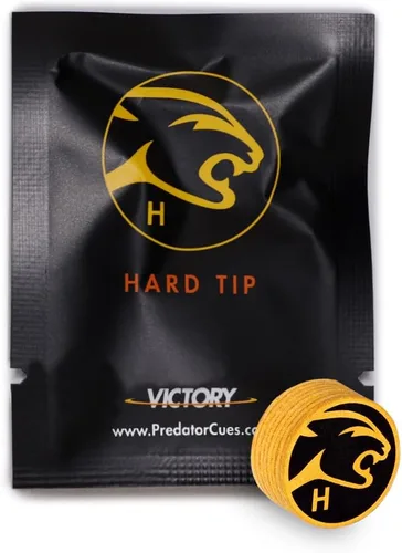 Vista 4 de Predator Victory Hard Pool Billiard Cue Tip - 8 Layers - 1 pc