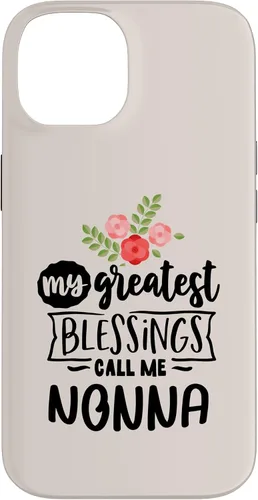 Vista 4 de My Greatest Blessings Call Me Nonna Italian Grandma Women Case for iPhone 17