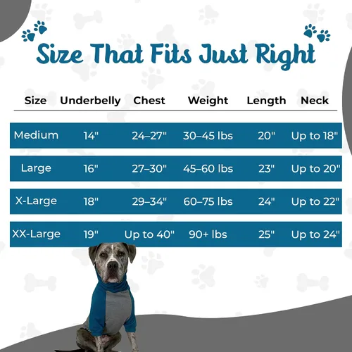 Vista 6 de Tooth & Honey Suéter para perros grandes, ropa cálida de mezcla de algodón para razas grandes, sudadera suave para perros con cuello alto