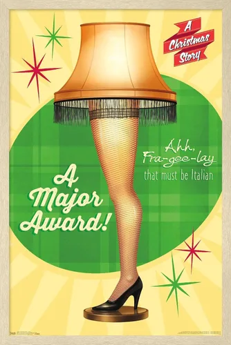 Vista 5 de Trends International A Christmas Story - Póster de pared de lámpara, 34 pulgadas de largo x 22.4 W, versión premium sin marco