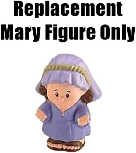 Vista 2 de Pieza de repuesto para Fisher-Price Little People Nativity Playset ~ J2404 ~ Nativity Bible Story - Figura de repuesto de madre María
