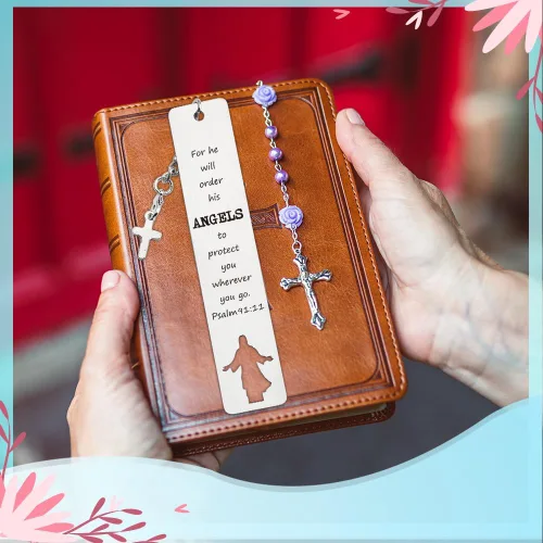 Vista 5 de Marcadores inspiradores para mujeres, regalos religiosos para hija, hijo, regalos de fe para mujeres, hombres, adolescentes, regalos cristianos