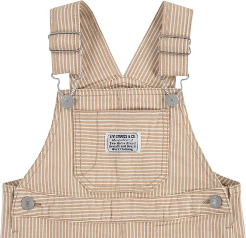 Vista 3 de Levi's Overol unisex para bebés y niños pequeños Oxford tan