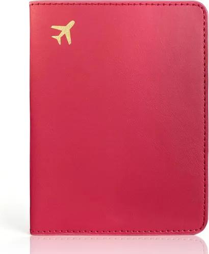 Vista 11 de Soporte para pasaporte para artículos esenciales de viaje, funda de pasaporte con bloqueo RFID para accesorios de viaje, cartera de viaje