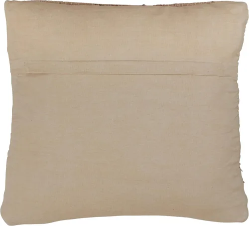Vista 2 de SARO LIFESTYLE Chindi Collection - Almohada de yute rellena de plumón, 18 pulgadas, natural