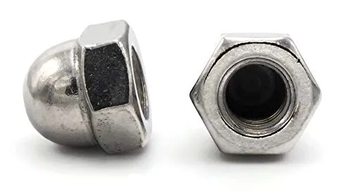 Vista 3 de Cap tuercas Acero Inoxidable A2 – 3 M x .5 (6.0 Flats X 5,93 Altura) qty-100