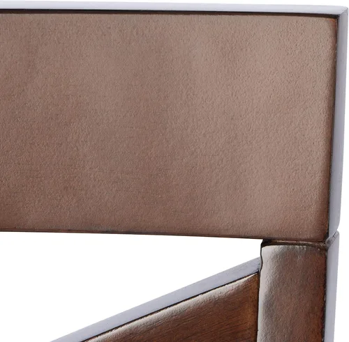 Vista 4 de Safavieh Home Collection Ainslee - Silla de comedor marrón de 18 pulgadas (juego de 2)