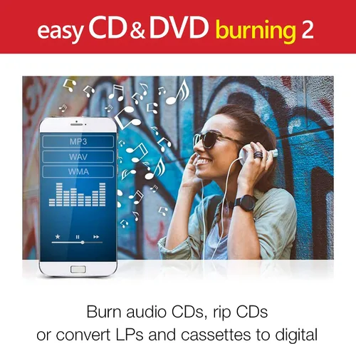 Vista 5 de Roxio Easy CD & DVD Burning 2 Grabador de discos y captura de video [Descarga de PC]