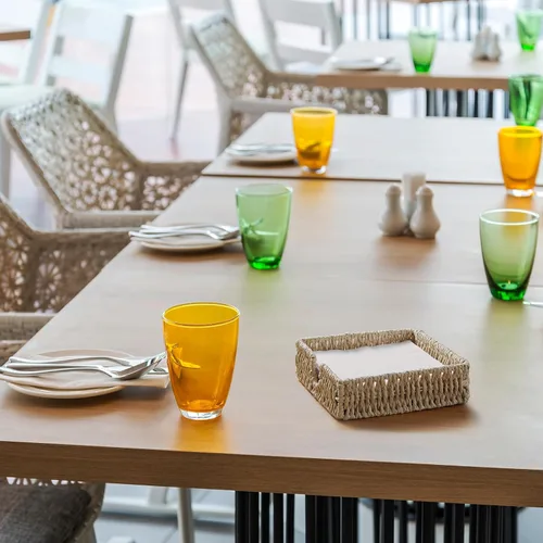 Vista 5 de Servilletero para mesa, servilleteros de cuerda de papel tejida para servilletas de papel, servilleteros de mimbre para mesa de cocina, decoración