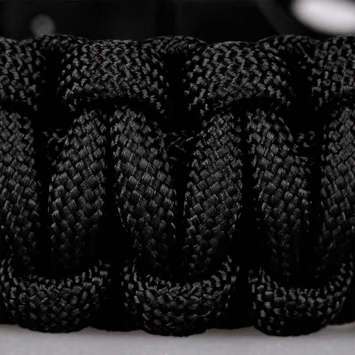 Vista 9 de SanWay - pulsera de supervivencia con silbato multifunción, con Paracord., Multicolor, Bhchpcd-blk
