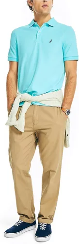 Vista 2 de Nautica Men's Sustainably Crafted Classic Fit Deck Polo