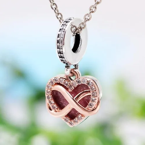 Vista 7 de Dijes de plata de ley 925 para pulseras y collares, cuentas de búho de tren para niños, dijes de árbol familiar, regalo de joyería para mujeres