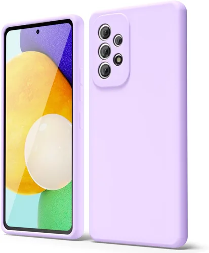 Vista 250 de oakxco Funda para teléfono Samsung Galaxy A12 con agarre de silicona líquida, linda delgada fina suave cubierta de gel de goma TPU lisa para mujeres