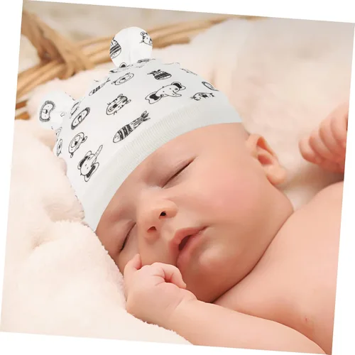 Vista 9 de GALPADA 1 Unidades De Bebé Sombrero Conjunto De Bebé Gorrita Gorros Bebé Pies Cubiertas Anti- Scratch Mitones Sombrero Infantil Bebé Calcetín Bebé
