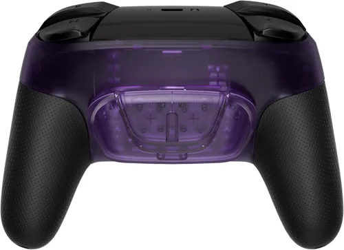 Vista 31 de eXtremeRate Back Buttons Attachment for Nintendo Switch Pro Controller, Clear Black Back Paddles Programable RISE4 Remap Kit for Switch Pro