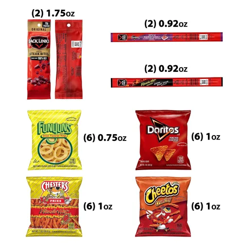 Vista 2 de Frito-Lay Chips y Jack Link's Meats Snack Mix Paquete variado (paquete de 30)