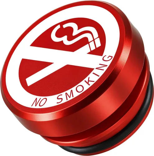 Vista 7 de Osilly Enchufe a prueba de polvo para encendedor de cigarrillos de automóvil, cubierta de enchufe de aluminio para decoración de botones, accesorios