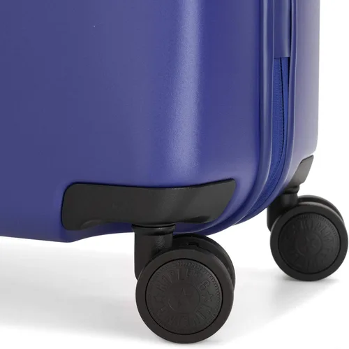 Vista 6 de Kipling Curiosity Small 4 Wheeled Rolling Luggage Laser Blue