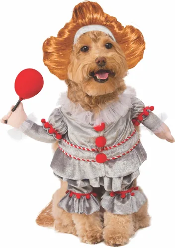 Vista 4 de Rubies IT Movie: Pennywise - Disfraz de mascota para perros o gatos, talla grande