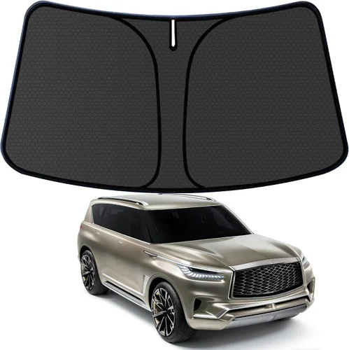 Vista 102 de CX-3 - Parasol para parabrisas para Mazda CX-3 2013-2025 bloquea los rayos UV, visera plegable 1:1, personalizable, gruesa, resistente al desgaste