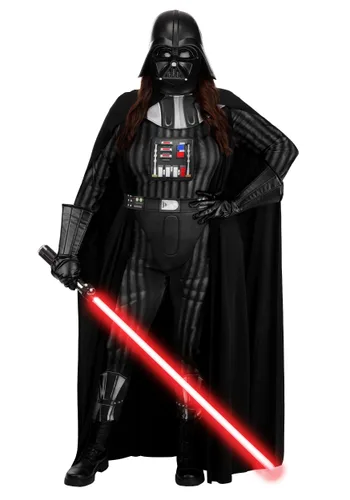 Vista 2 de Disfraz Plus Size Star Wars Darth Vader para Mujer Multicolor