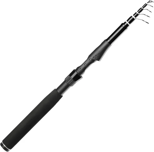 Vista 10 de Whistytwig Carbon Fiber Telescopic Fishing Rod - Portable Collapsible Design for Travel and Adventure - Versatile Saltwater and Freshwater Fishing