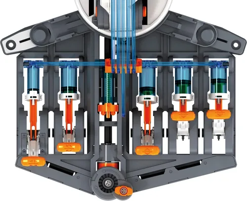 Vista 7 de Teach Tech "Kit de brazo Hydrobot", kit hidráulico, juguete de construcción STEM para niños mayores de 12 años