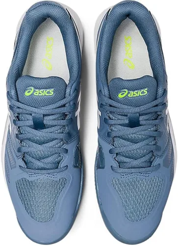 Vista 6 de ASICS Tenis Gel-Challenger 13 Clay para hombre, NegroAzul eléctrico