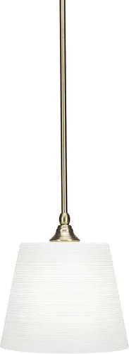Vista 131 de Toltec Lighting Tallo Colgado Mini colgante, acabado de cobre negro, 3.5" cuadrado humo burbuja vidrio