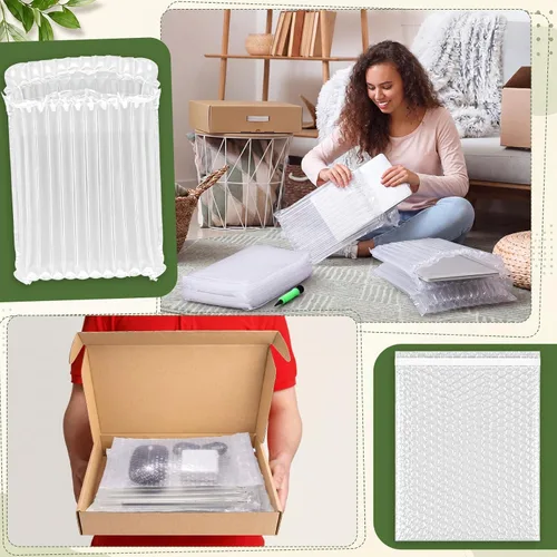Vista 5 de Dunzoom 40 bolsas protectoras inflables para laptop para divisores de 14