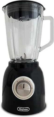 Vista 8 de Potente batidora de cocina, mezclador triturador de hielo, tarro de vidrio de 1.5 LG de 50 onzas, 6 piezas de cuchillas de acero inoxidable 304