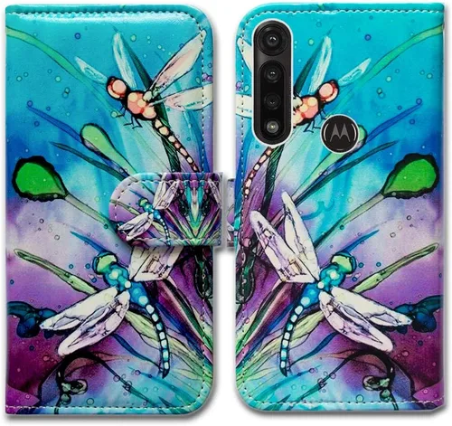 Vista 25 de Bcov Funda para Moto G Power 2020, Motorola G Power, funda de piel con tapa y soporte para ranura para tarjeta y soporte para Motorola Moto G Power