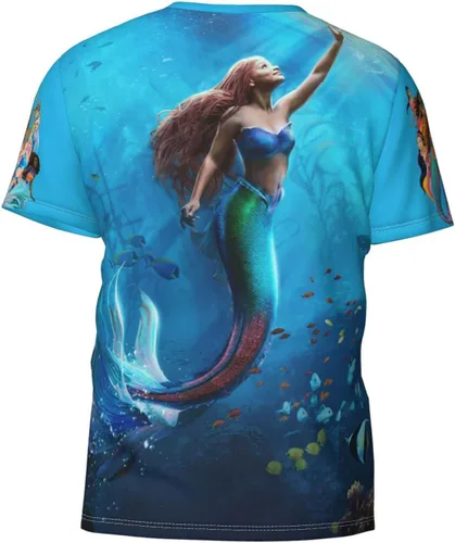 Vista 6 de Linda camiseta de sirena 2023 para regalo, camisetas unisex para todas las edades, camisetas de algodón de manga corta para hombres y mujeres