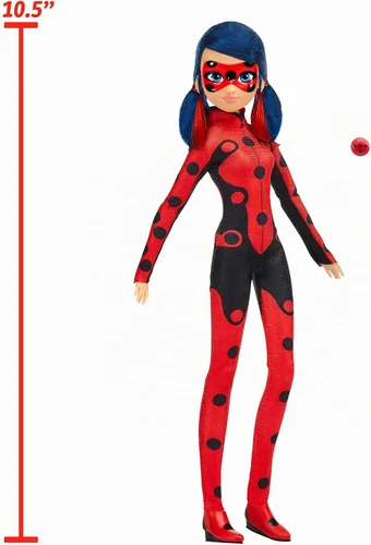 Vista 6 de Miraculous Muñeca de moda Heroez de la temporada 6 de Ladybug con accesorio de Playmates Toys