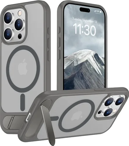 Vista 120 de Funda para iPhone 11 con compatibilidad magnética, [Soporte invisible incorporado][Compatible con MagSafe]