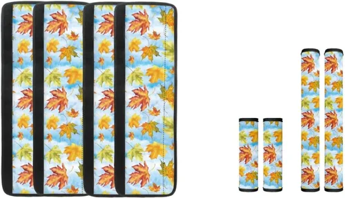 Vista 23 de DISNIMO Fundas para manija de puerta de refrigerador con calabaza otoñal, 8 piezas Kithchen para nevera, microondas, horno, lavavajillas, protector