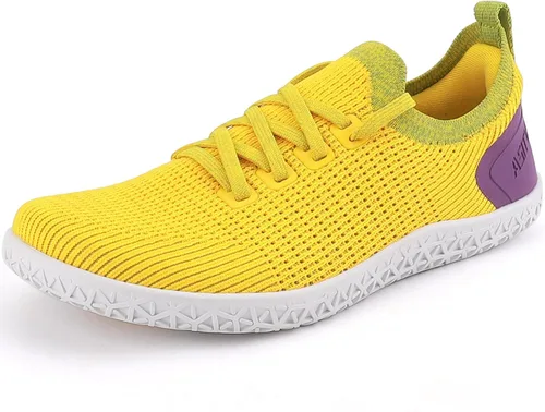Vista 13 de ASITVO Women's Wide Barefoot Zero Drop Sole Minimalist Width Toe Box Walking Shoes Sneakers Colourful Knit Upper