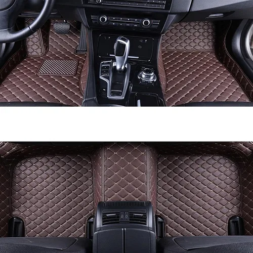 Vista 12 de Alfombrillas de coche para Nissans Navara D22 2002-2013 Frontier Accesorios Alfombras (Color LHD 3 piezas beige)