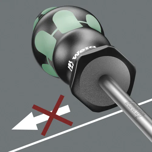 Vista 7 de Wera - 5117682001 Kraftform Plus 368 Square Socket #1 Destornillador profesional, 3-1/8" Longitud del eje