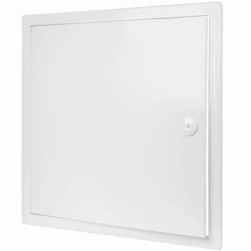Vista 18 de Panel de acceso de plástico negro de 6" x 6". Panel de puerta de conducto de servicio. Panel de acceso de pared para fontanería, electricidad