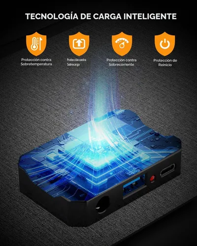 Vista 9 de ENOFLO Cargador de panel solar de 30 W YT30 Panel solar plegable IP65 Cargador solar impermeable con QC3.0 USB y salida CC (10 conectores) 24%
