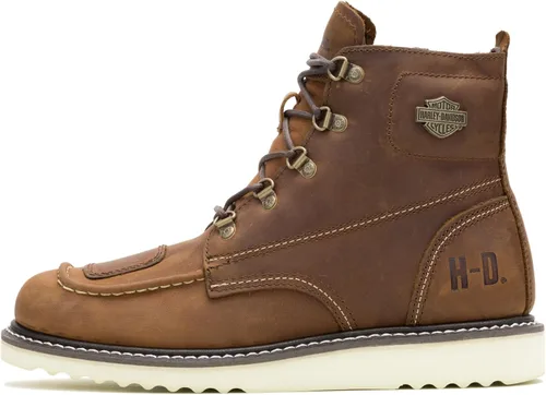 Vista 22 de Harley-Davidson Botas Hagerman de motociclista marrón de 5 pulgadas para hombre