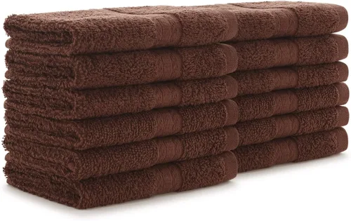 Vista 11 de Arkwright True Color - Paños de lavado suaves, 100% algodón, paquete de 12 unidades, ligeros, 475 GSM, absorbentes y de secado rápido para cara