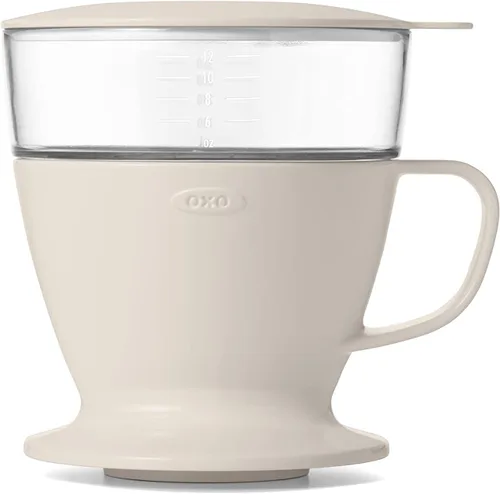 Vista 2 de OXO Brew - Cafetera de una sola porción y papel de repuesto para cafetera Good Grips, marrón, 50 por caja, CT, filtros de preparación fría, recuento