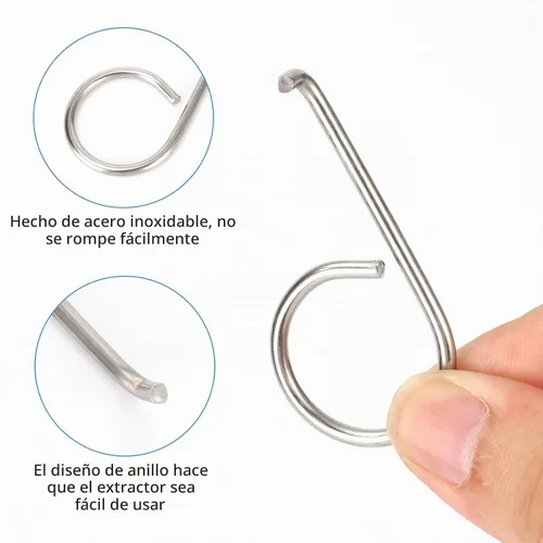 Vista 5 de ANCKNE Juego de herramientas para quitar tapa de tuerca de rueda, con herramienta de extracción de tapa de tuerca de rueda “3+1”, herramienta
