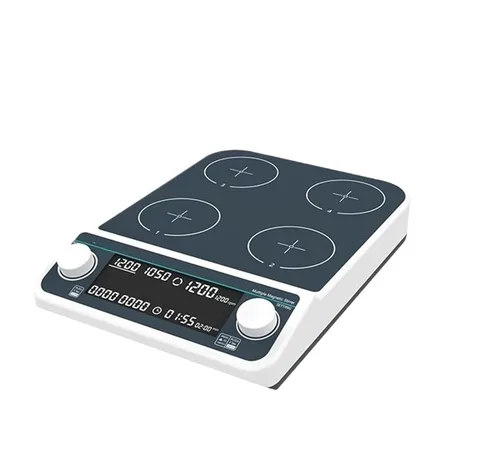 Vista 9 de Magnetic Stirrer, Multi-Station Magnetic Stirrer Digital Display Laboratory Stirrer Magnetic Mixer with Heating Four-Station Six-Position(MS-10L)