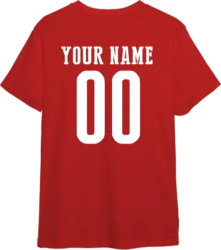 Vista 2 de Croatia Country T Shirt Flag Letters Soccer Team Custom Name Number D5
