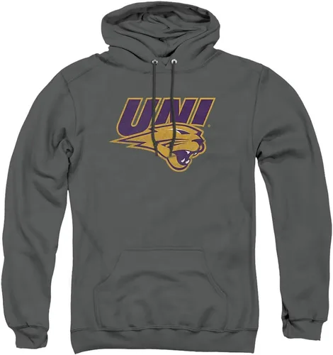 Vista 8 de Distressed College Primary Logo Adult Pullover Hoodie Collection 1 Universidad Estatal de Albany