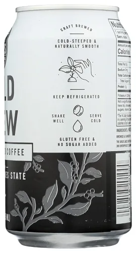 Vista 4 de GREAT LAKES COFFEE Café frío impregnado en frío, 12 FZ