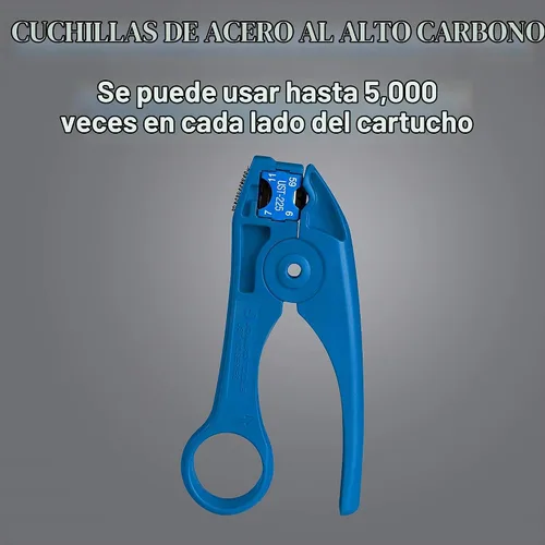 Vista 6 de Jonard Tools UST-125 COAX Herramienta de pelado para cables RG59, RG6, N48, RG7, RG11 con tope de cable